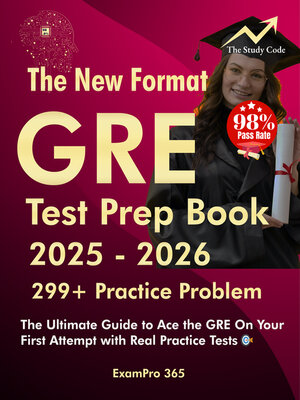 cover image of GRE Test Prep Book 2025-2026